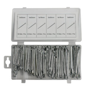 Split Pin Assortment | Ø 3.0 - 8.0 mm | 150 pcs.